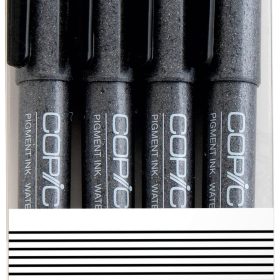 COPIC Multiliner 22075619 Set schwarz, 4 Stück