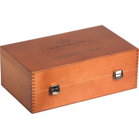 CROWNING'S Bio-Tee Holzbox leer 106367 für 9 Sorten
