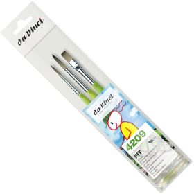 DA VINCI Schulpinsel-Set Fit Synthetic VA-4209_0 Grösse ass., Synthetik 3 Stück