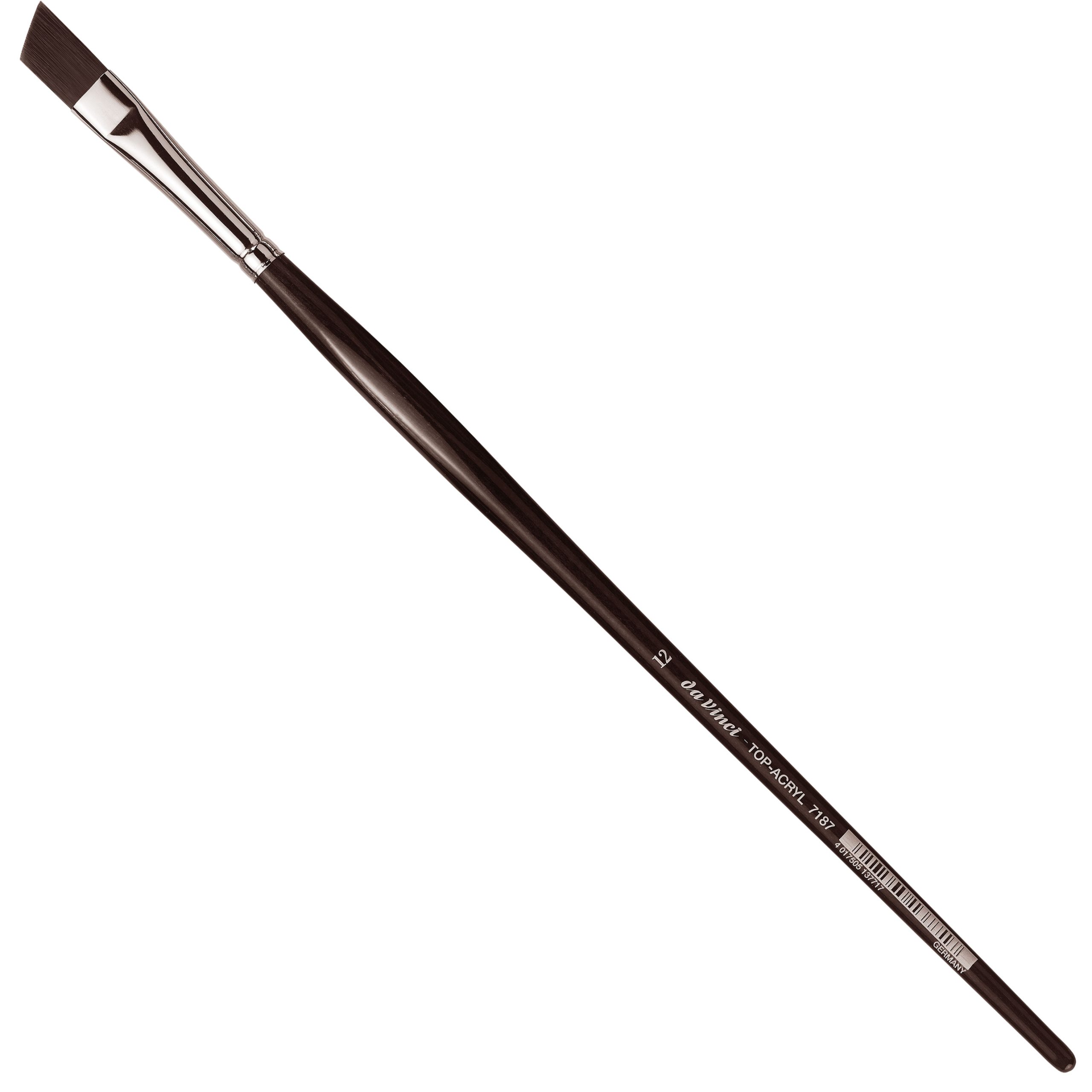 DA-VINCI-VA-7187_12-4017505137717 DA VINCI Schrägpinsel Top Acryl VA-7187_12 Grösse 12, Synthetik – Bild 1