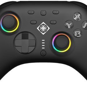 DELTACO Wireless Controller RGB GAM-198 NSW 2, with C-button, Black