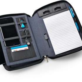 DUFCO Konferenzmappe A5 48-2017.000 Powerbank 5000 mAH, jeansblau