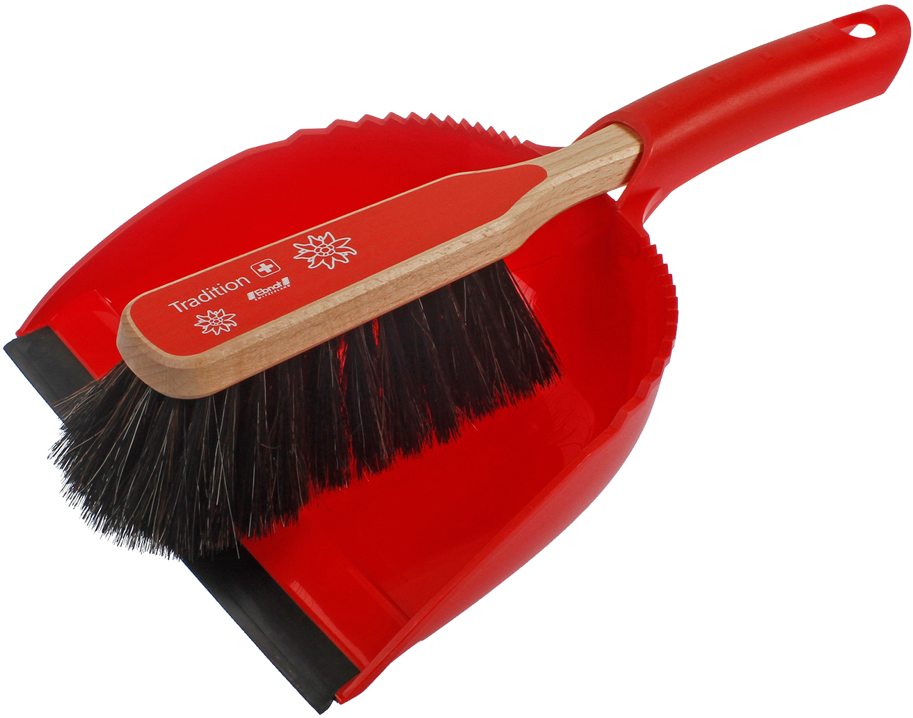 EBNAT-128645-7614600501107 EBNAT Kehrgarnitur Tradition 128645 rot – Bild 1