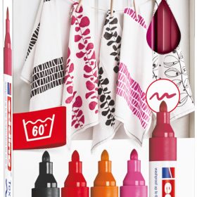 EDDING Textilmarker 4500 3949 Warm Color 5 Stück