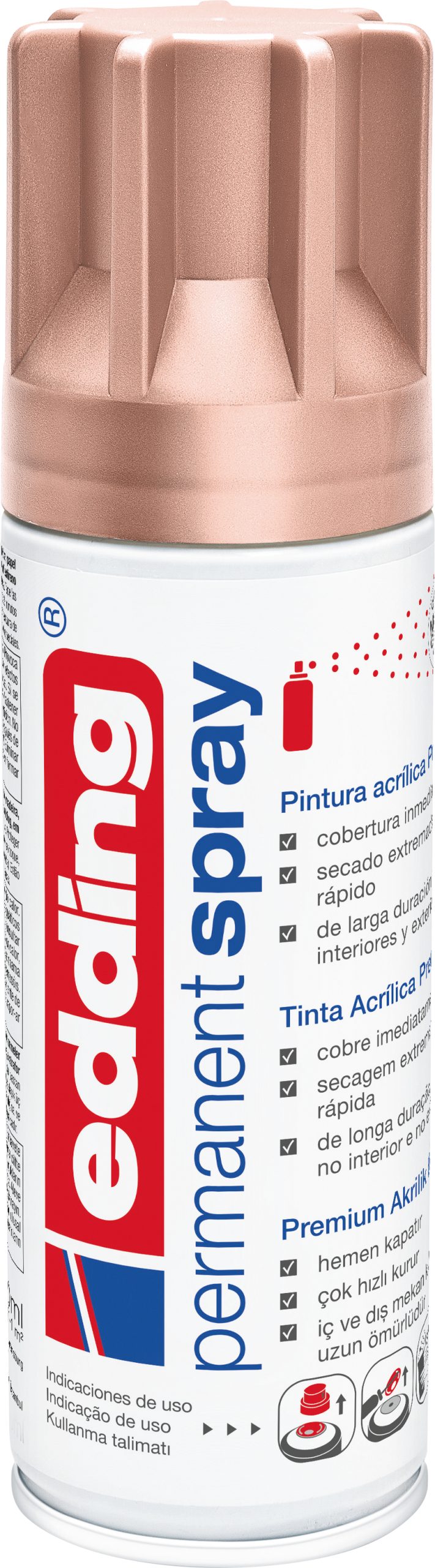 EDDING-5200-937-4057305001986 EDDING Acryllack 5200-937 rosé gold – Bild 1