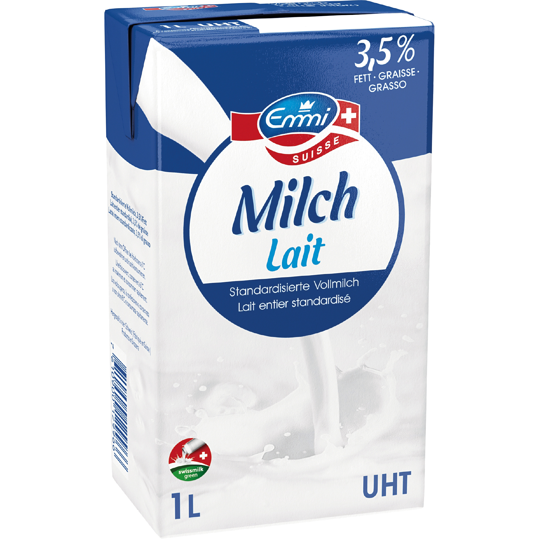 EMMI-1030163-7610900144068 EMMI Vollmilch 3,5%, UHT 1030163 1 l, 12 Stk. – Bild 1