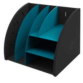 EXACOMPTA Desktop Organizer NEO DECO 394505D schwarz/blaugrün