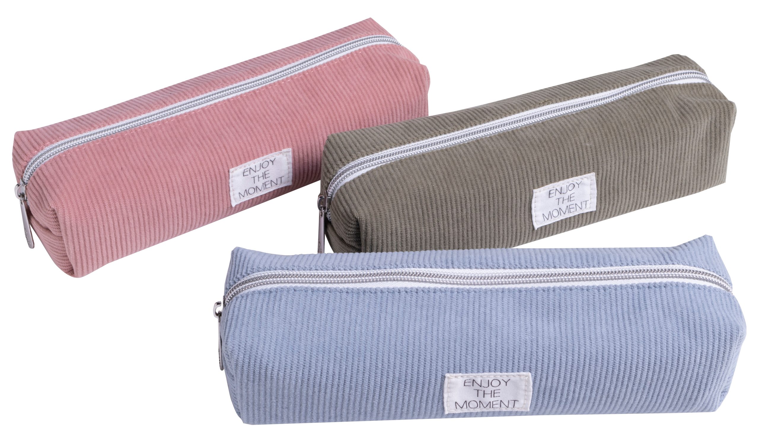 EXACOMPTA-52960E-3130630529606 EXACOMPTA Schlamperetui Velvet 52960E assortiert 22.5x7.5cm – Bild 1