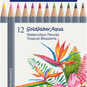 FABER-CASTELL Farbstifte Goldfaber Aqua 114610 12 Farben