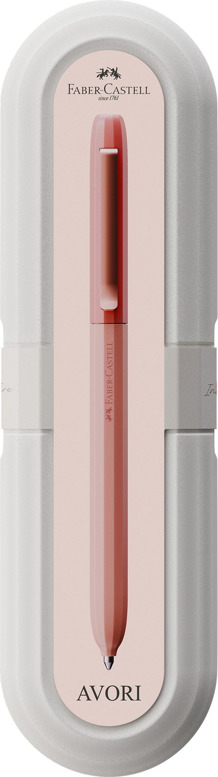 FABER-CASTELL-140664-4005401406648 FABER-CASTELL Kugelschreiber Avori XB 140664 Inner Fire – Bild 1