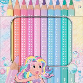FABER-CASTELL Farbstift Jumbo Sparkle 210910 pastell 10 Stück