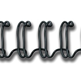 FELLOWES Drahtbinderücken 12mm 53273 schwarz 100 Stück