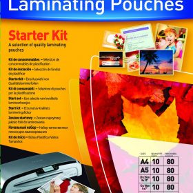 FELLOWES Laminier Starter Kit 5328102 80my, 50 Stück