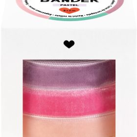 FOLIA Samtbänder 10mmx2m 12141 Pastell, assortiert 5 Stück