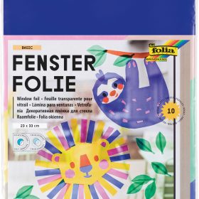 FOLIA Fensterfolie 23x33cm 455409 assortiert 10 Blatt