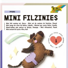 FOLIA Mini Filzinies 52905 Pferd 11-teilig