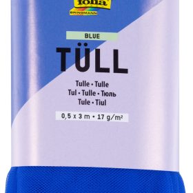 FOLIA Tüll-Stoff 3mx50cm 8036 blau