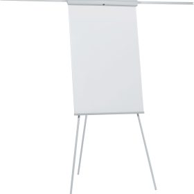 FRANKEN Flipchart X-tra!Line 68x105cm EL-FC22 hellgrau mit Seitenarmen