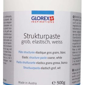 GLOREX Strukturpaste 500g 68090960 grob, weiss