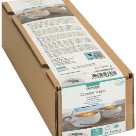 GLOREX Gipsbinden 10cmx5m 6950282 Modelliergewebe 5 Rollen