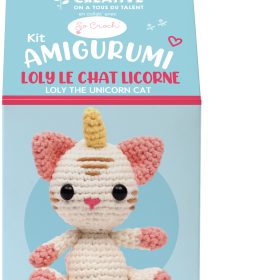 GRAINE CREATIVE Amigurumi Kit GC-420221 Einhornkatze