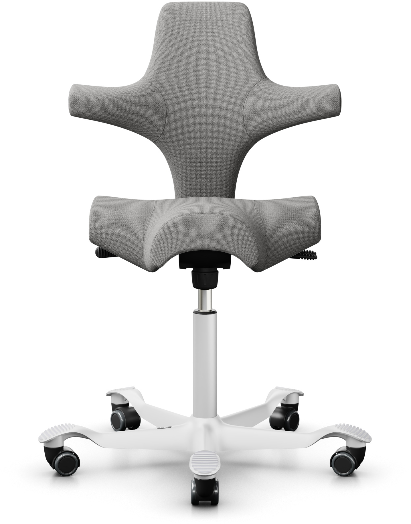 HAG-8106-STD-7612532059369 HAG Bürodrehstuhl Capisco 8106 8106-STD grau/weiss – Bild 1