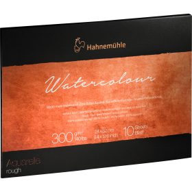 HAHNEMÜHLE Aquarellblock 24x32cm 10625140 weiss rau, 300g 10 Blatt