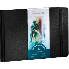 HAHNEMÜHLE Aquarellbuch A4 quer 10625355 Cotton, 250g 30 Blatt