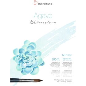 HAHNEMÜHLE Aquarellblock Agave A3 10625411 weiss, 290g 12 Blatt