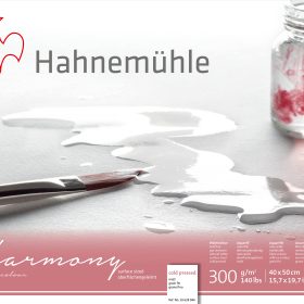 HAHNEMÜHLE Aquarellblock Harmony 40x50cm 10628046 weiss matt, 300g 12 Blatt