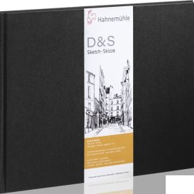 HAHNEMÜHLE Skizzenbuch D&S A3 quer 10628200 schwarz 80 Blatt