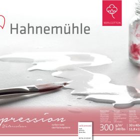 HAHNEMÜHLE Aquarellbl. Expression 30x40cm 10628667 weiss, 300g 20 Blatt