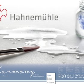 HAHNEMÜHLE Aquarellblock Harmony 24x30cm 10628844 weiss rau, 300g 12 Blatt