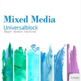 HAHNEMÜHLE Universalblock 30x40cm 10650201 weiss, 310g 25 Blatt