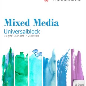 HAHNEMÜHLE Universalblock 36x48cm 10650202 weiss, 310g 25 Blatt