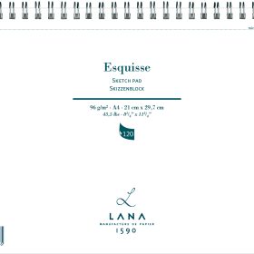 HAHNEMÜHLE Skizzenblock 96 A4 15023577 weiss, 96g 100 Blatt