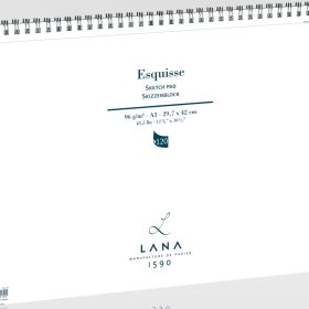 HAHNEMÜHLE Skizzenblock 96 A3 15023578 weiss, 96g 100 Blatt