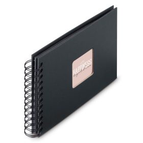 HAMA Spiralalbum Fine Art 24x17cm 9833 new black 25 Blatt