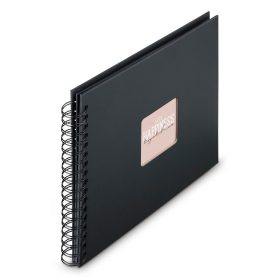 HAMA Spiralalbum Fine Art 28x24cm 9834 new black 25 Blatt