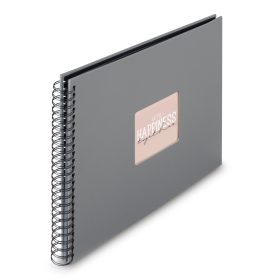 HAMA Spiralalbum Fine Art 36x32cm 9841 steingrau 25 Blatt