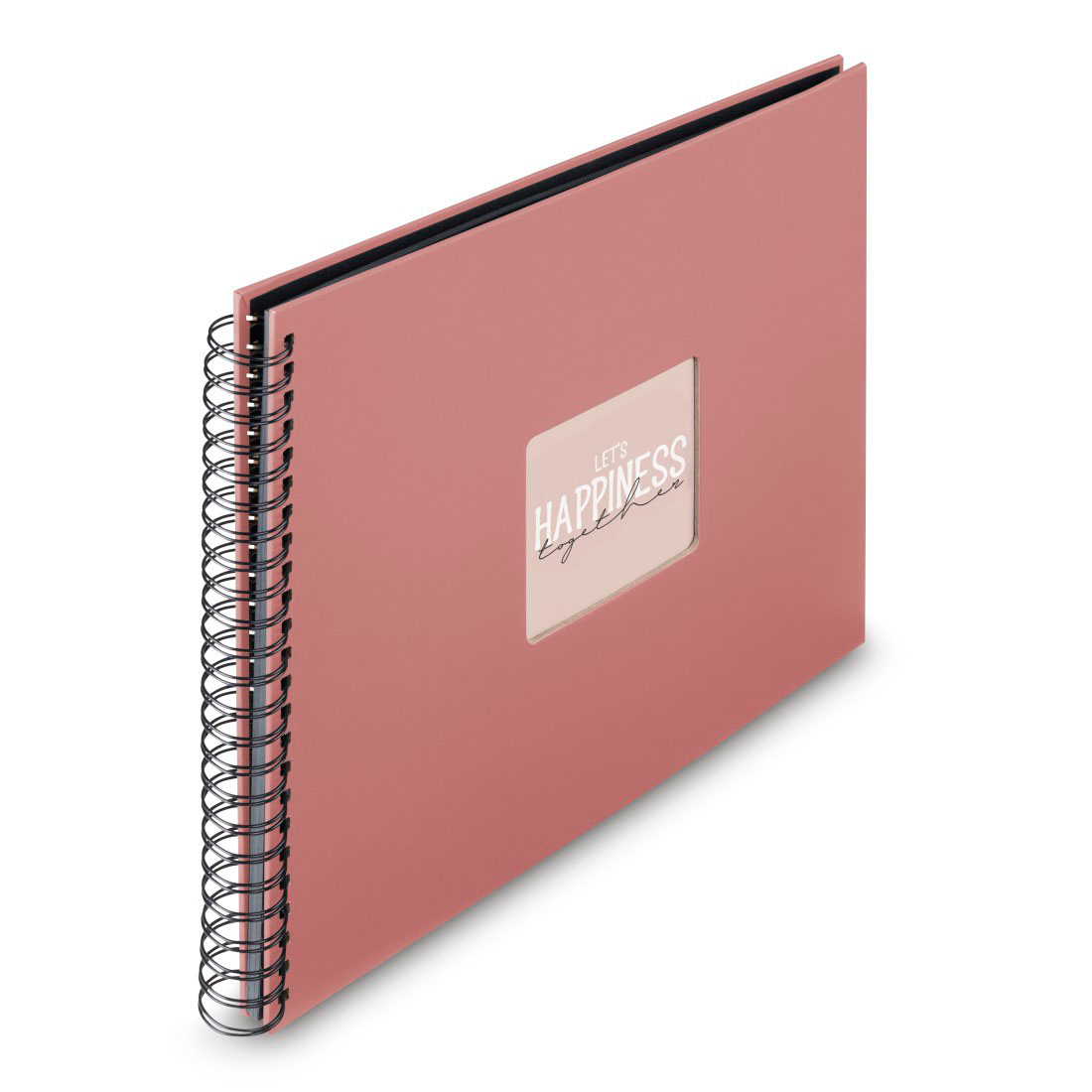 HAMA-9859-4007249098597 HAMA Spiralalbum Fine Art 36x32cm 9859 terra 25 Blatt – Bild 1