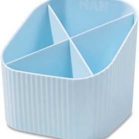 HAN Stifteköcher Re-X-LOOP 2.74 pastellblau 4 Fächer