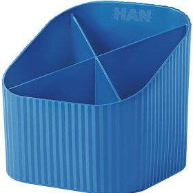 HAN Stifteköcher Re-LOOP 2.74 blau 4 Fächer