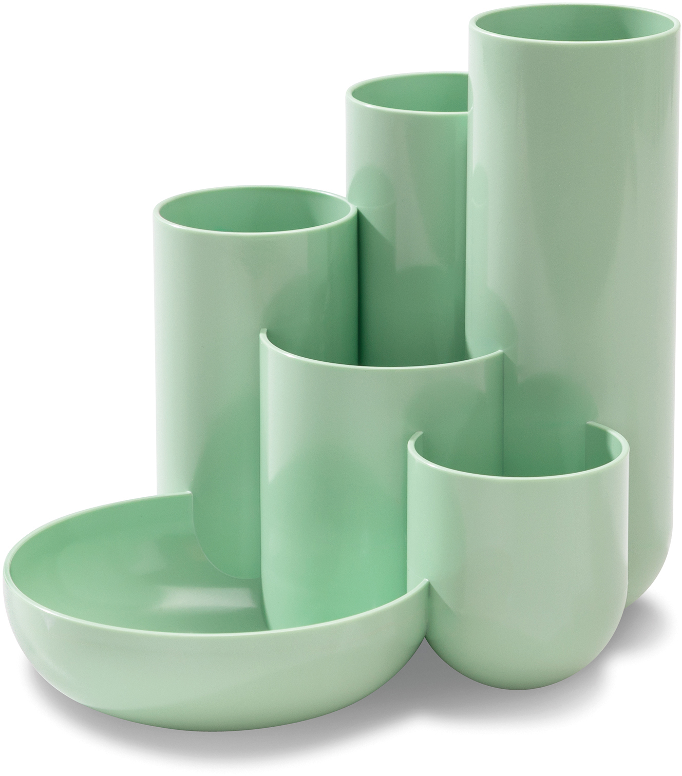 HAN-3.70-4012473120846 HAN Stifteköcher CAMPUS 3.70 pastellgrün 5 Fächer – Bild 1