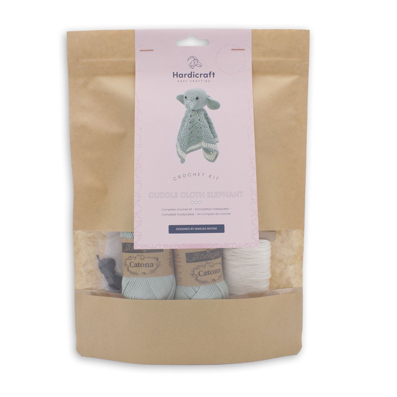 HARDICRAFT-HC-40MB090-8719244511501 HARDICRAFT Häkelset HC-40MB090 Schmusetuch Elefant – Bild 1