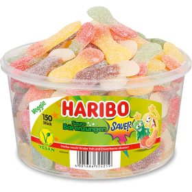 HARIBO Saure Bärenzungen ME02591 Dose 1350g, 150 Stk.