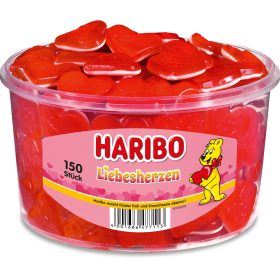 HARIBO Liebes-Herze ME92512 Dose 1200g, 150 Stk.