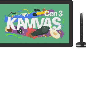 HUION Kamvas 16 Gen 3 IPS QHD Black GS1563 16384Levels, 6 Keys USB-C