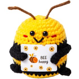 I AM CREATIVE Positive Biene 7cm 1000-1552 gelb