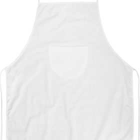 I AM CREATIVE Schürze 70x95cm 1212.78 weiss, Grösse L